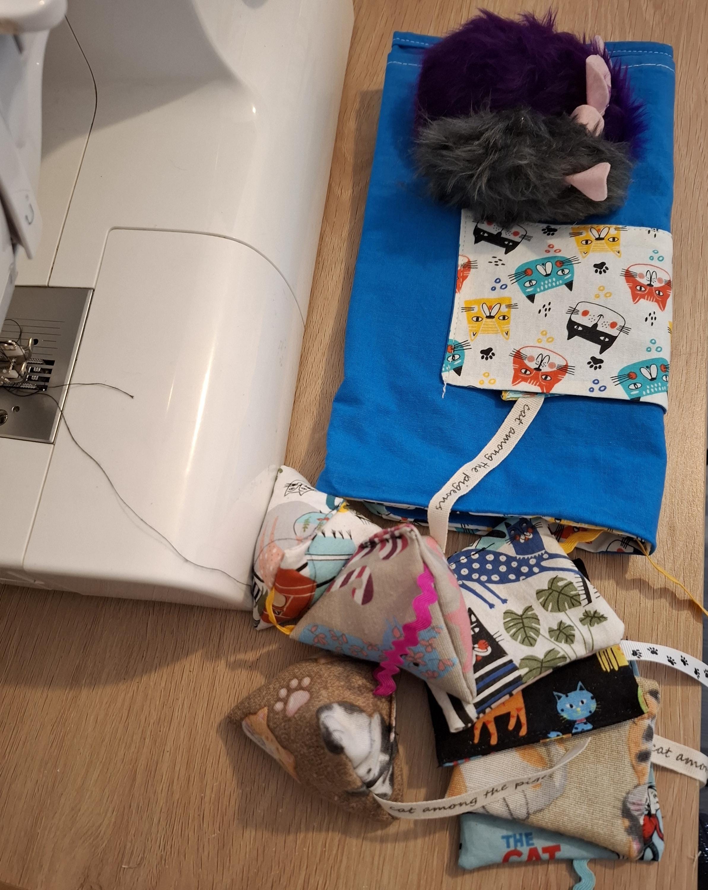 Terry's teabags Set of 4 catnip pouches