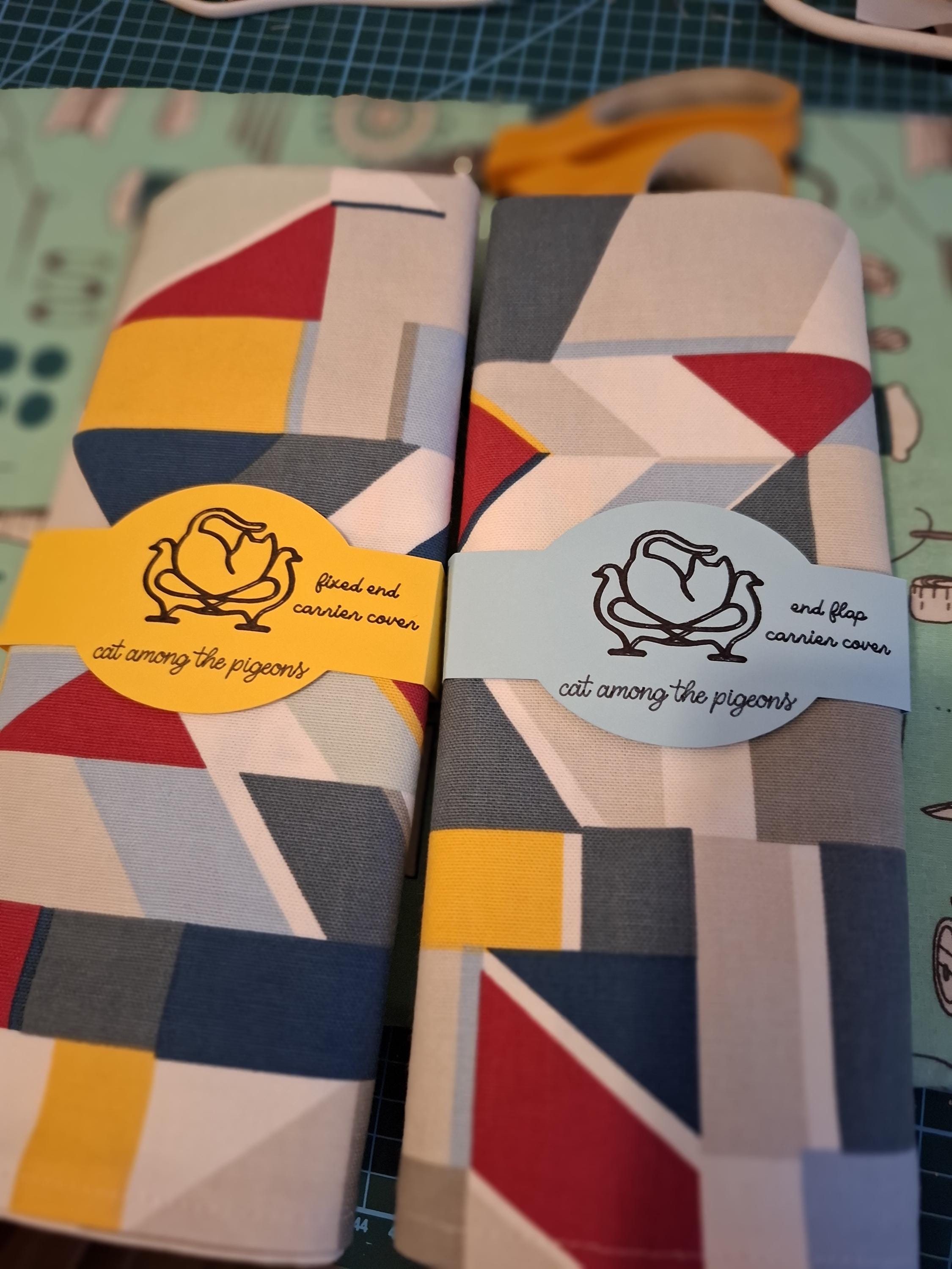 Pre-order Cat carrier cover cotton fabric with End flap