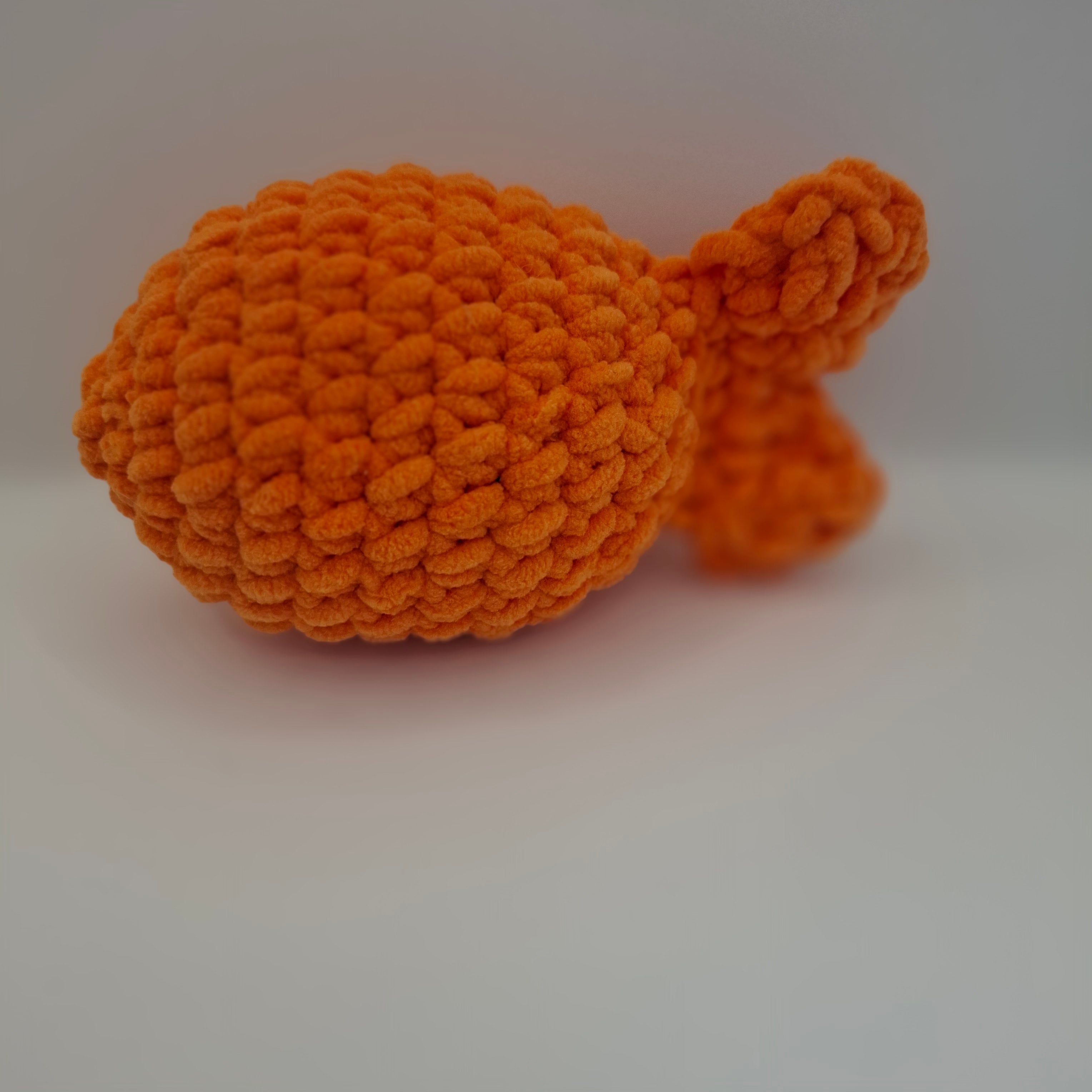 Fishy McFishface catnip crinkle toy