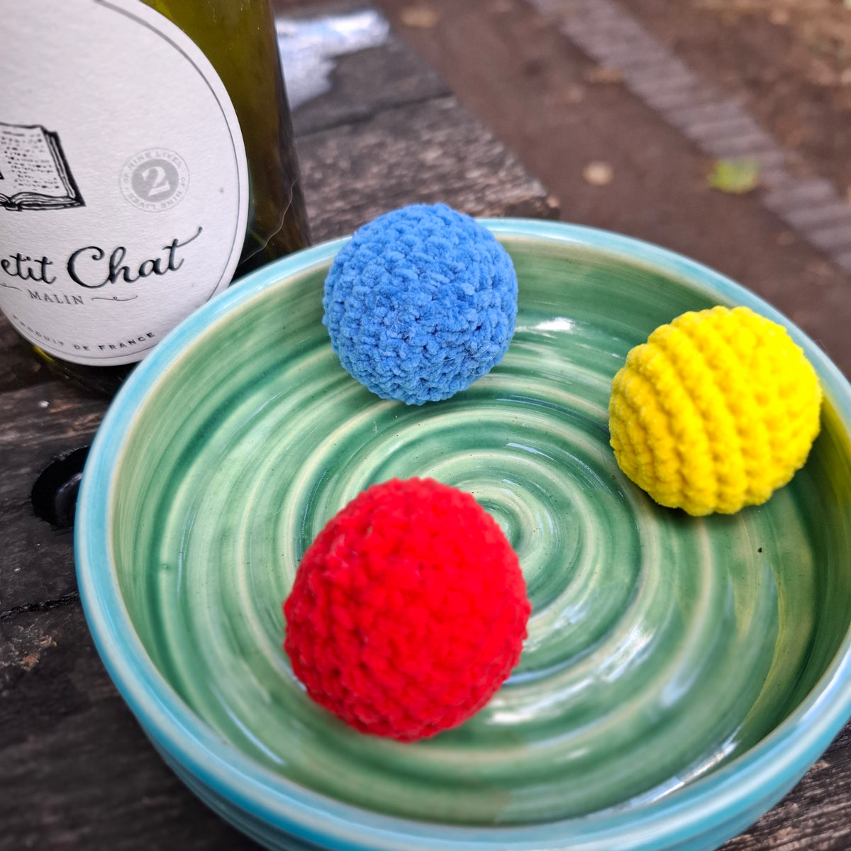 3 mini catnip balls