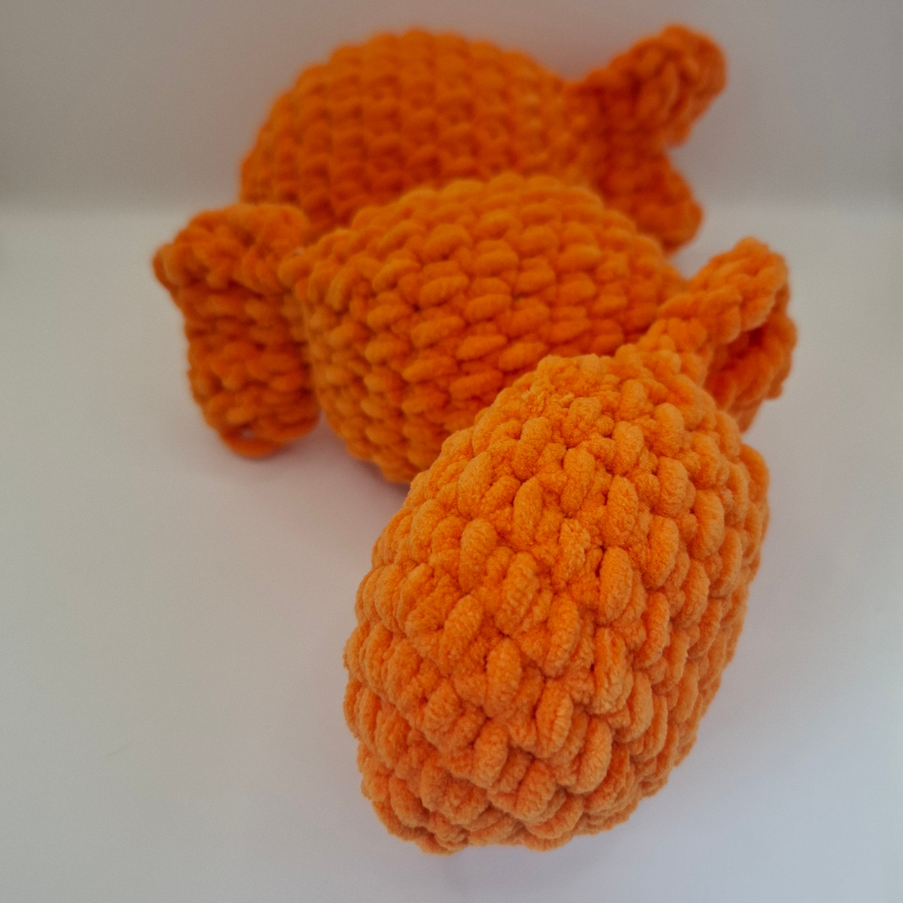 Fishy McFishface catnip crinkle toy