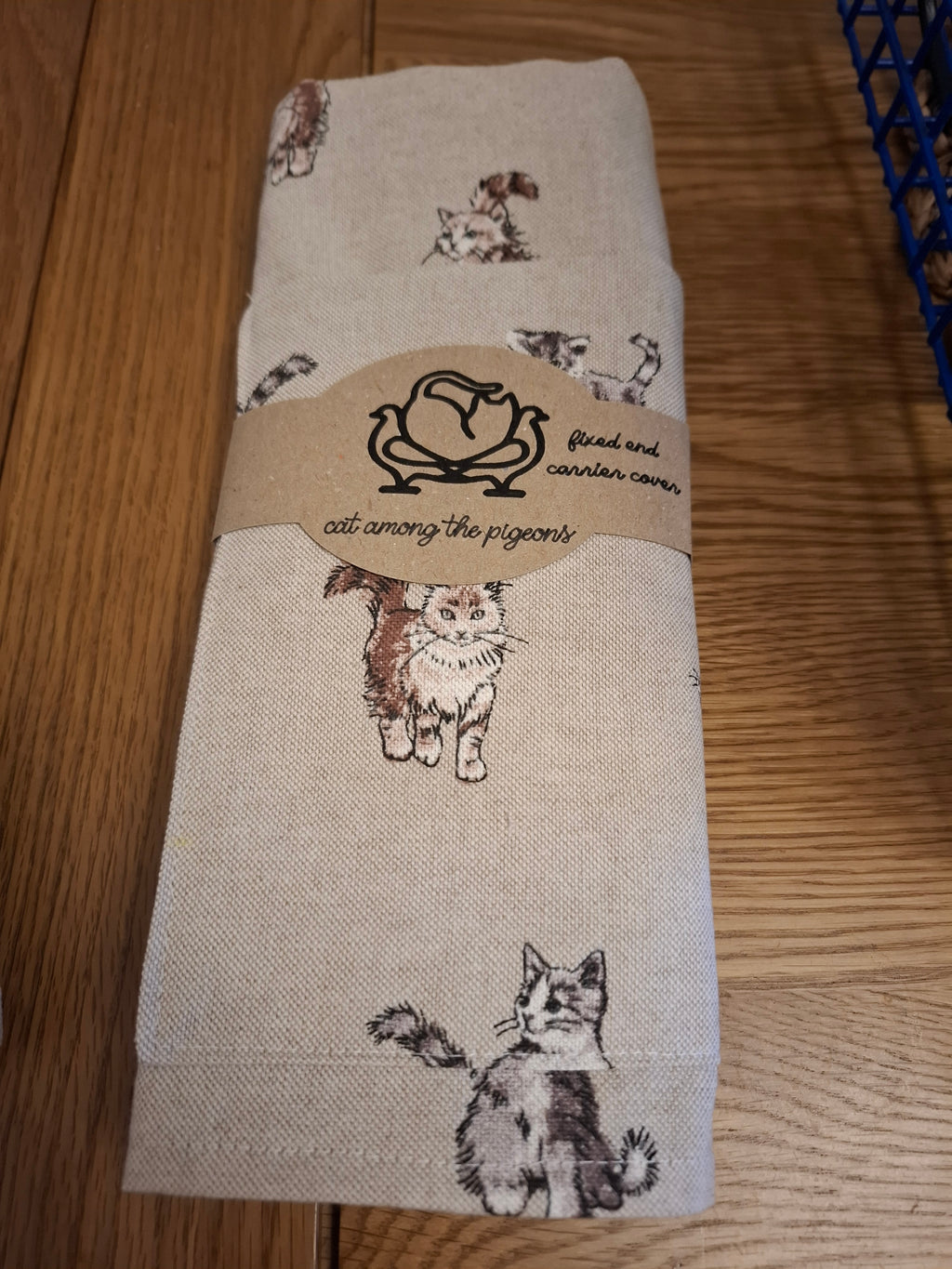 Cat carrier cover cotton fabric DELUXE