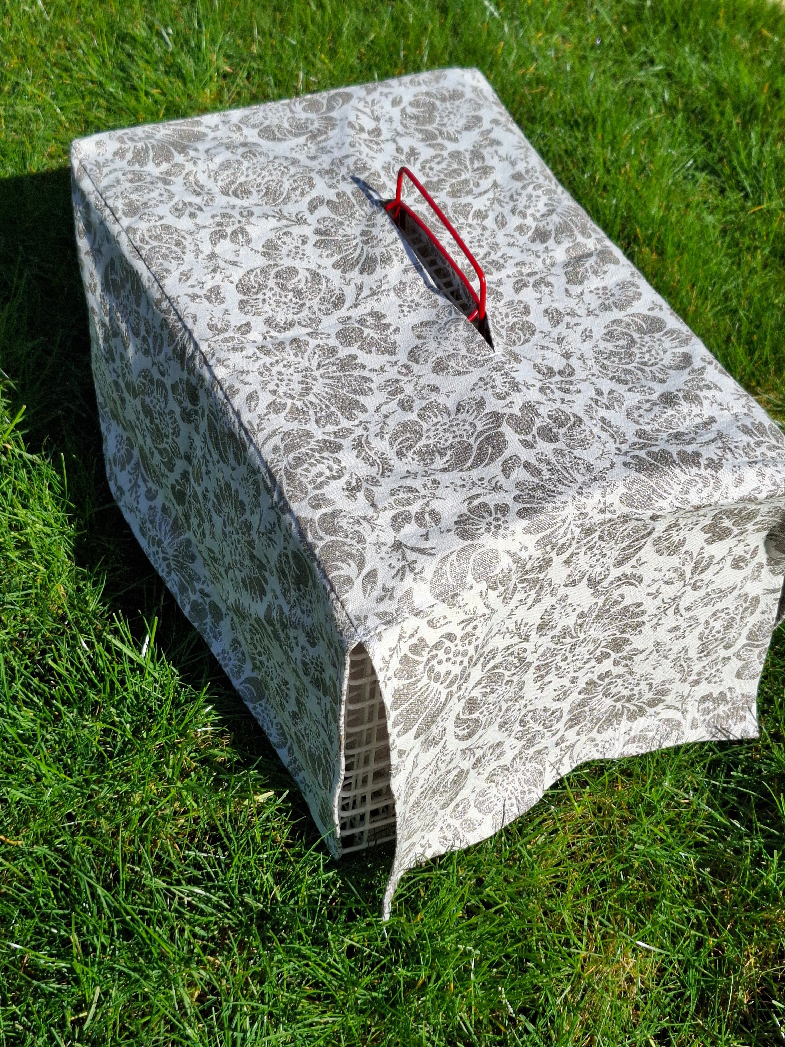 Cat carrier cover cotton/linen fabric