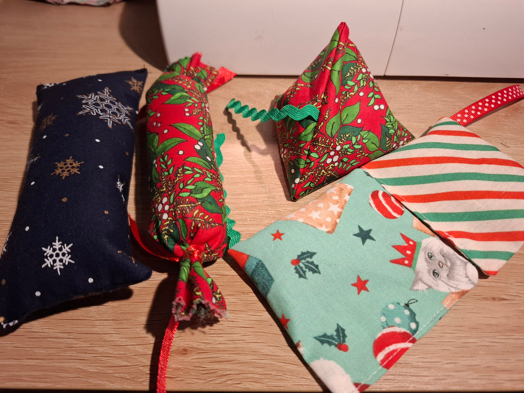Christmas catnip goodies