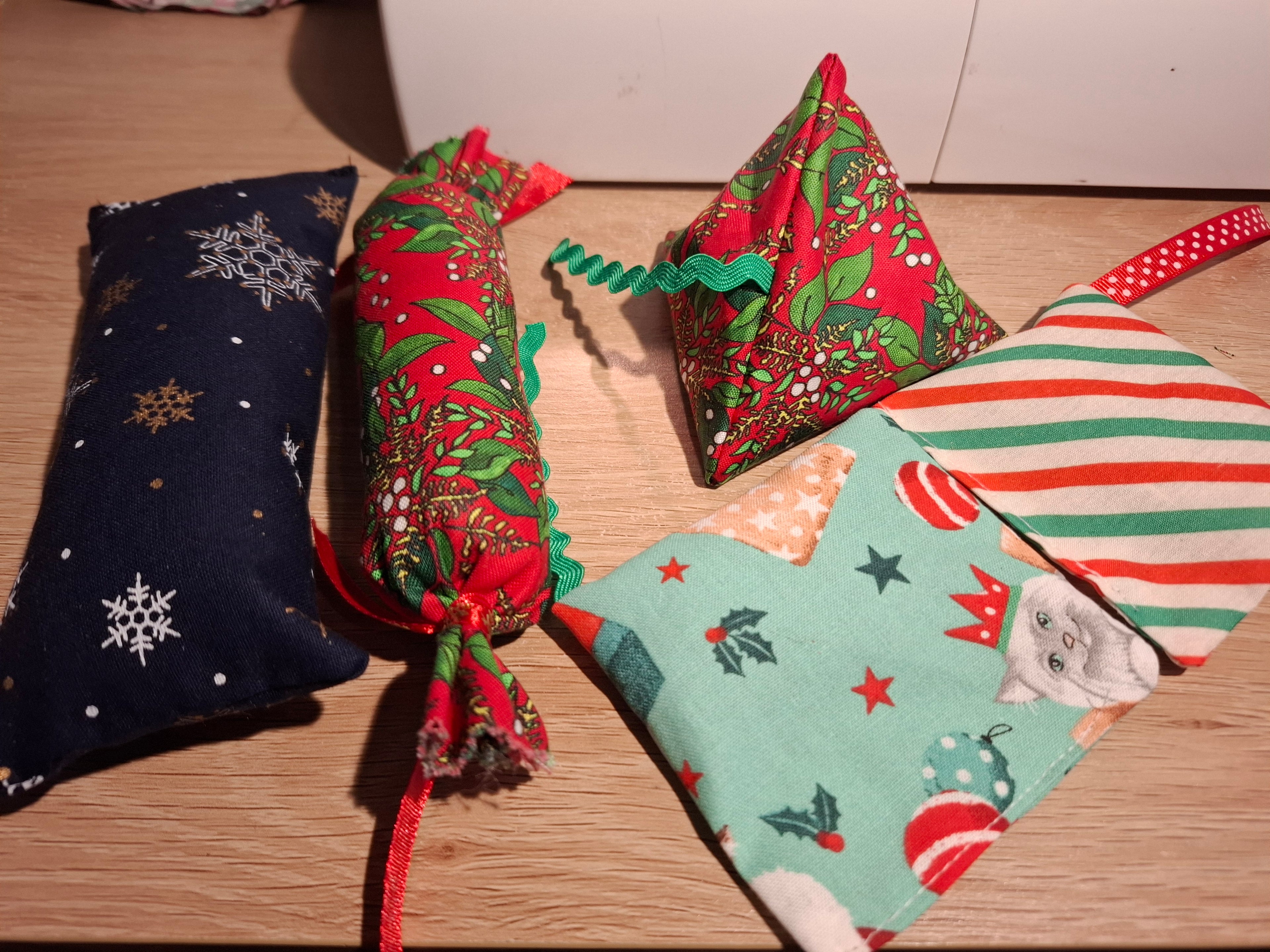 Christmas catnip goodies