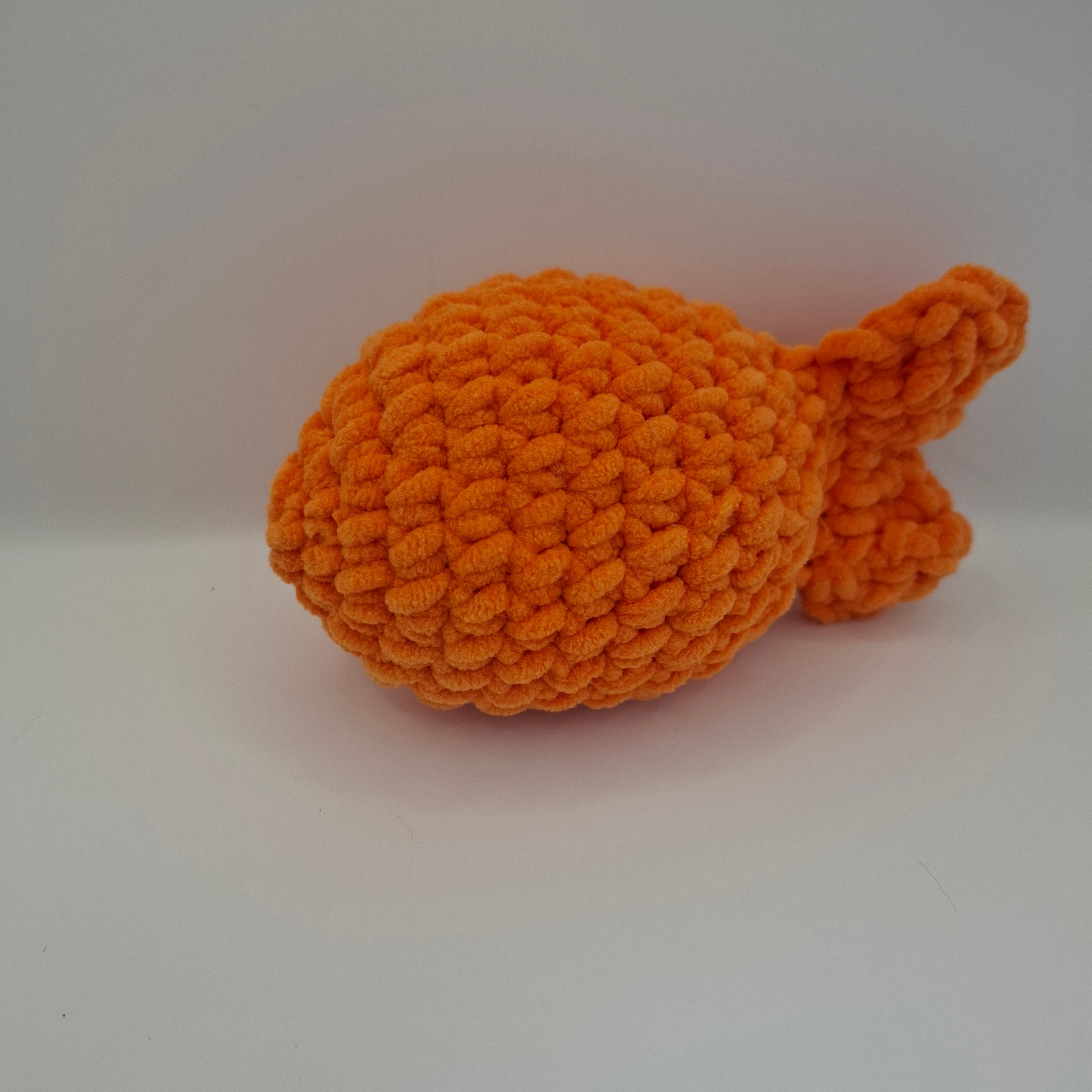 Fishy McFishface catnip crinkle toy