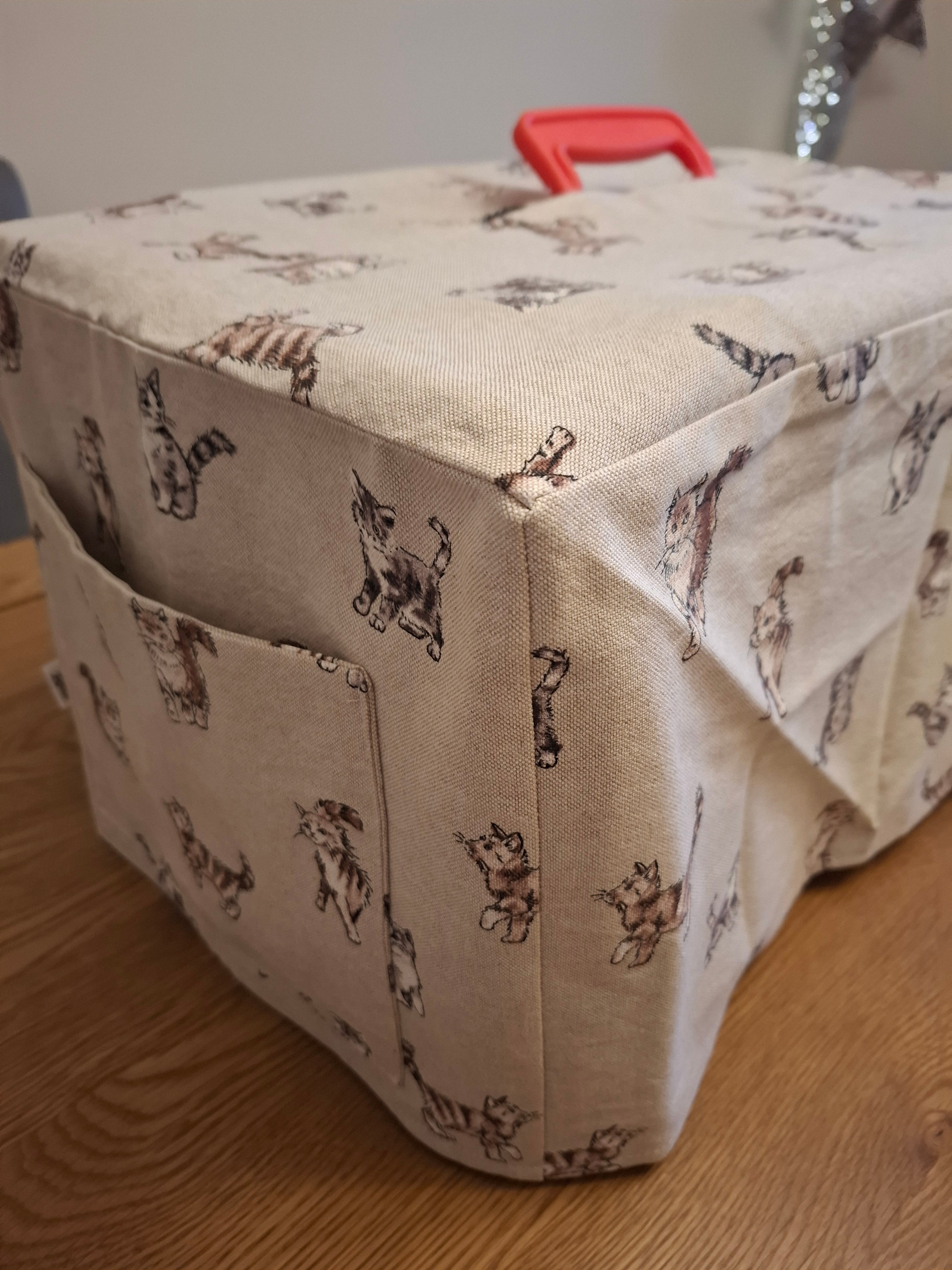 Cat carrier cover cotton fabric DELUXE