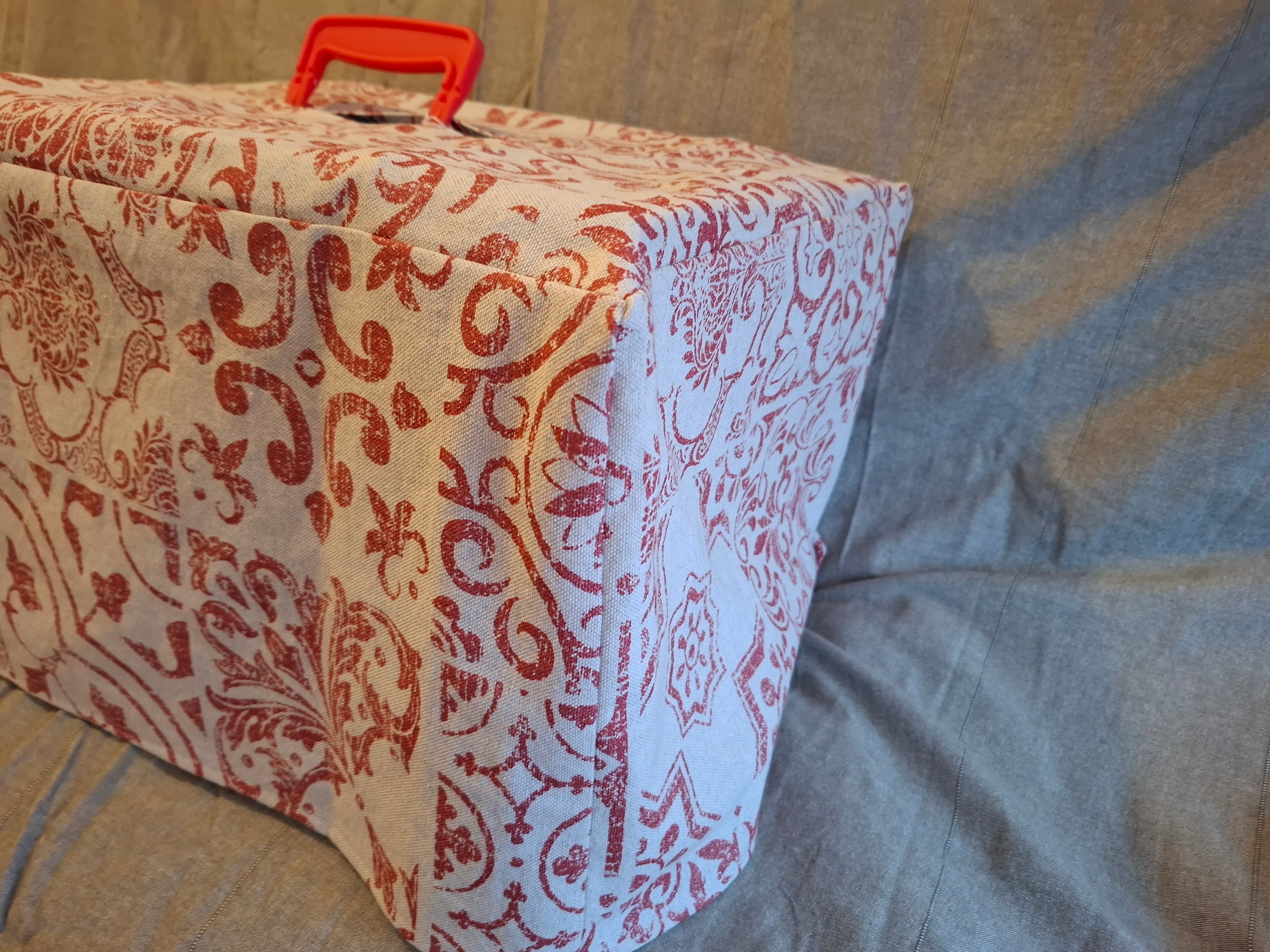 Cat carrier cover cotton/linen fabric