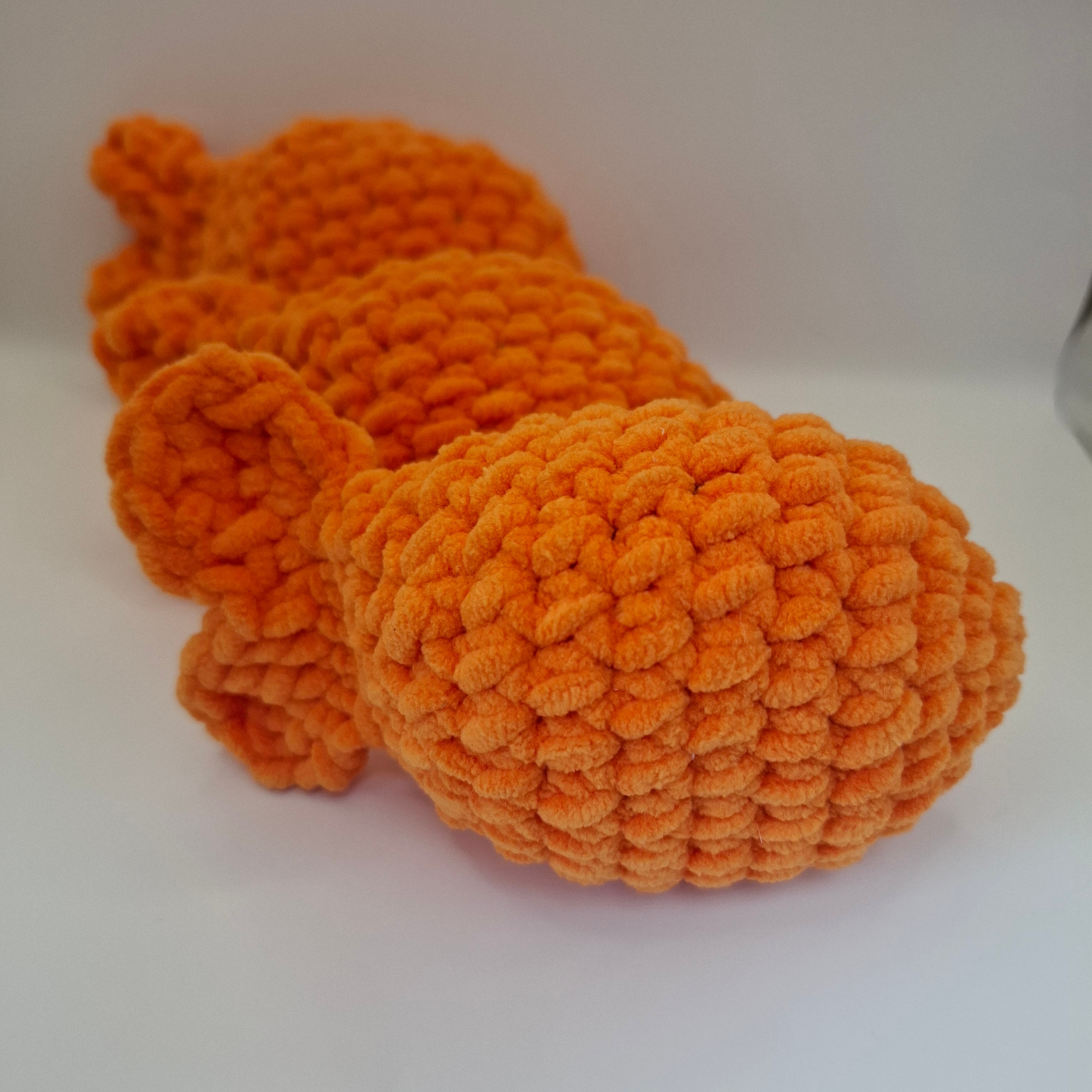 Fishy McFishface catnip crinkle toy